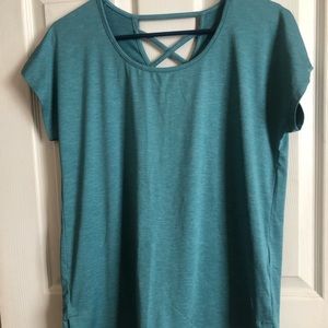 Teal shirt